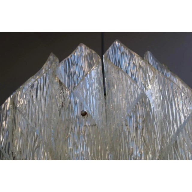 Italian Acrylic Glass Ceiling Light, 1970s For Sale - Image 10 of 12