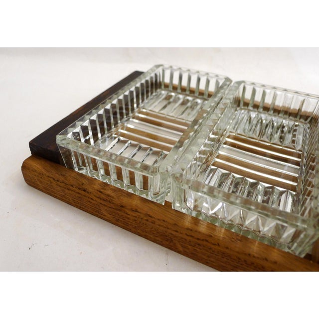 Vintage Art Deco Appetizer Tray, 1950s For Sale - Image 11 of 13