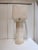1960s Mid-Century Modern Stone Pillar Incised Column Table Lamp on Circular Base For Sale - Image 4 of 12