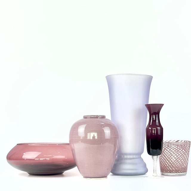 1980s Top 20 Shades of Aubergine Vintage Decorative Objects Instant Collection For Sale - Image 5 of 18