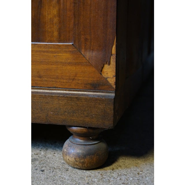 Antique 19th C. French Renaissance Revival Carved Walnut Buffet Hutch Cupboard For Sale - Image 14 of 18