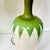 Mid-Century Boho Chic Vintage Ceramic Green Drip Table Lamps - A Pair For Sale - Image 17 of 18