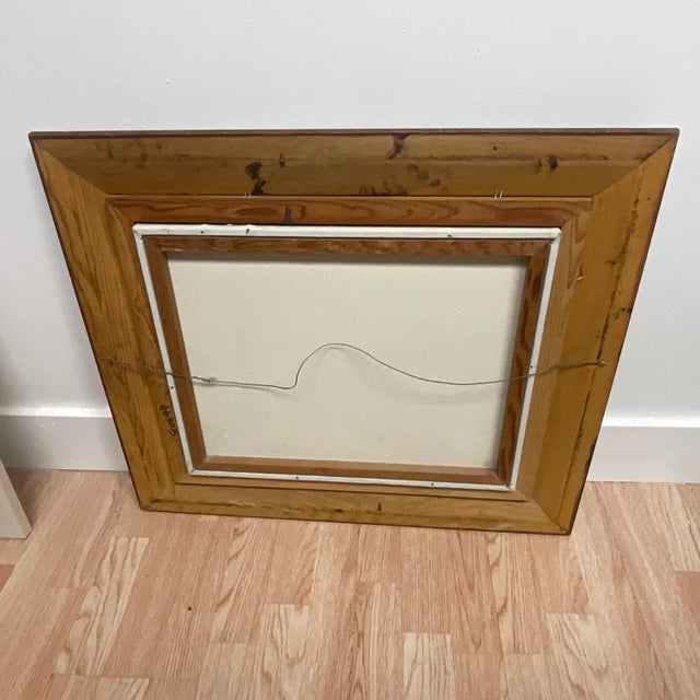 Vintage Impressionist Original Oil Painting, English House Down the Lane, Signed. For Sale - Image 10 of 10