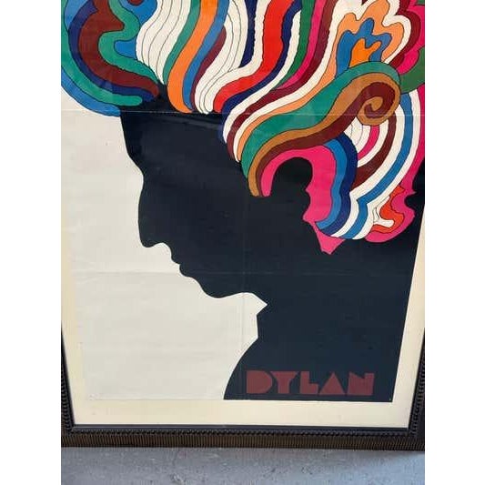 Milton Glaser Mid 20th Century Original Bob Dylan Poster by Milton Glaser For Sale - Image 4 of 7