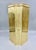 Metal Vintage Hexagonal Brass Umbrella Stand — Tall Tapered Lacquered Brass For Sale - Image 7 of 10