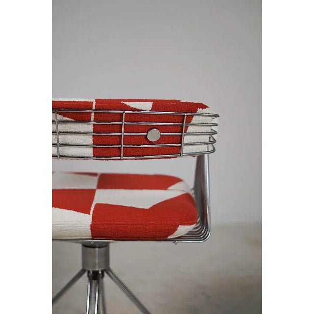 Vintage Dining Table and Swivel Chair Set by Rudi Verelst for Novalux, 1974, Set of 5 For Sale - Image 6 of 9