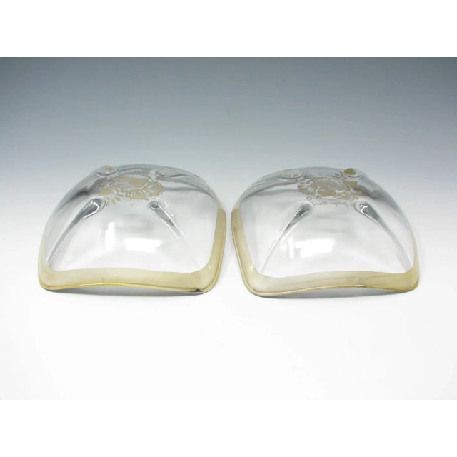 Vintage Georges Briard Damask Square Serving Dishes With Sterling Silver Rim and Decoration - 2 Pieces For Sale - Image 12 of 12