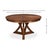 Transitional Round Dining Table, Large - Warm Brown Oak For Sale - Image 11 of 11
