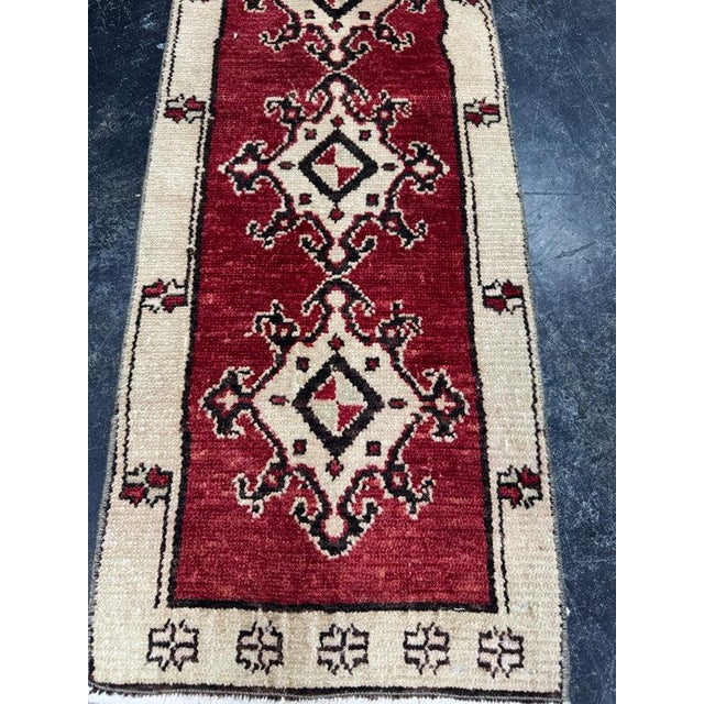 Contemporary Turkish Yastik Rug 1'4" x 3'4" For Sale - Image 3 of 5