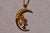 Contemporary The 124th Street: Art Nouveau Era Crescent Pendant with Seed Pearls For Sale - Image 3 of 6