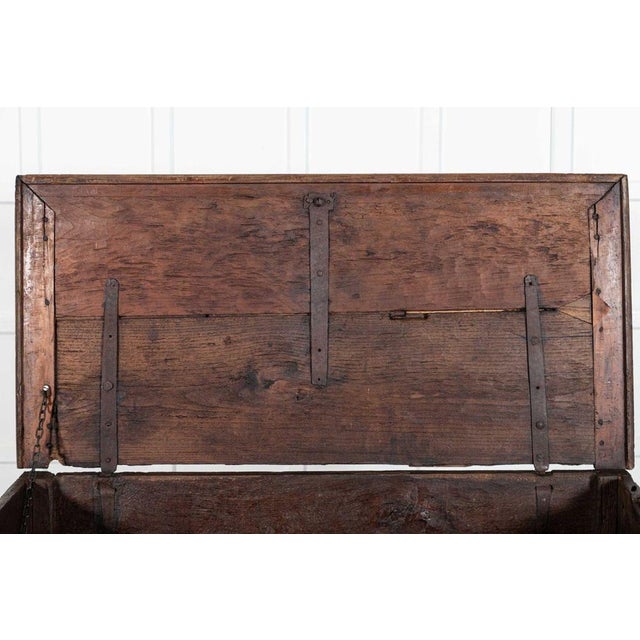 Wood Large French Fruitwood Coffer, 1870s For Sale - Image 7 of 16