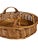 Vintage French Provincial Wicker Basket Tray With Handles For Sale - Image 6 of 9