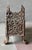 Metal Late 19th-Century Victorian Gothic-Style Cast Iron Fleur-De-Lis Tracery Panel Jardinière on Lion Paw Feet For Sale - Image 7 of 18