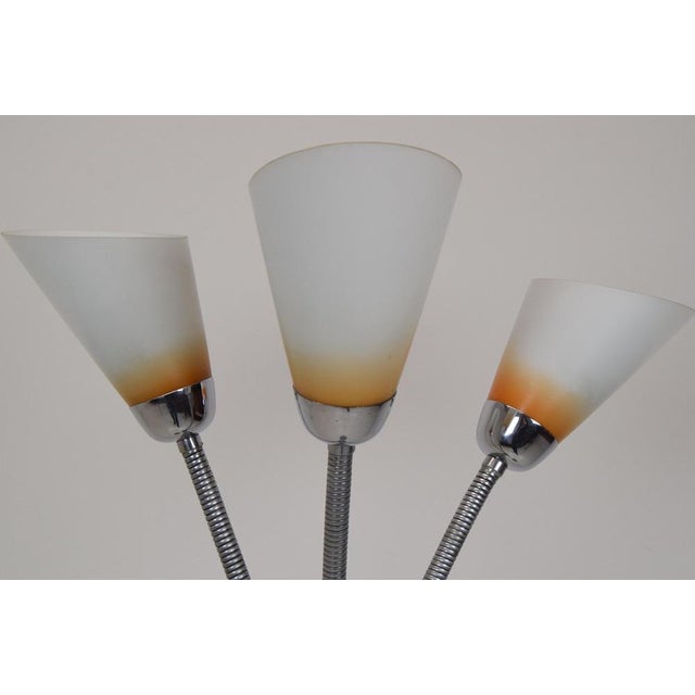Gold Floor Lamp with Adjustable Shades, 1960s For Sale - Image 8 of 18