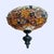 1960s Italian Capodimonte, Faience-Style Porcelain and Wrought Iron Chandelier For Sale - Image 10 of 11