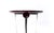 Maroon Italian Vintage Baisity Side Table by Antonio Citterio for B&B Italia, 1980 For Sale - Image 8 of 18