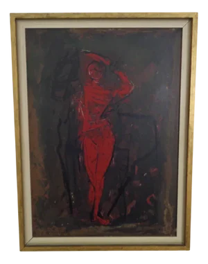 After Marino Marini, Dancer, 1960s, Artwork on Wood