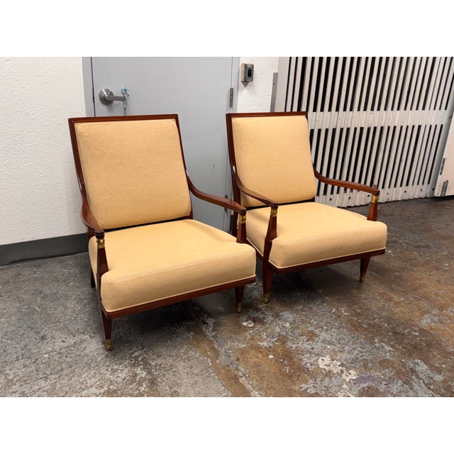 Lucien Rollin Lucien Rollin Collection for William Switzer Swedish Art Deco Elysee Lounge Chairs, Pair For Sale - Image 4 of 12