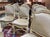 Set of 8 Louis XV style chairs from the 1970s in beech - H=95cm, H seat=46.5cm, D=43cm, W=50cm.