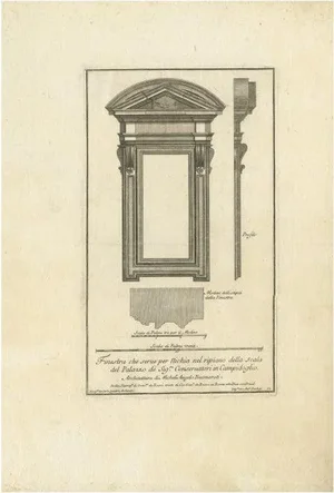 De Rossi, Palazzo Dei Conservatori, 1710, Print