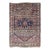 Antique Bibiakabad Rug With Layered Medallion and Geometric Design in Background For Sale