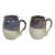 Vintage Studio Pottery Mugs Signed- A Pair For Sale