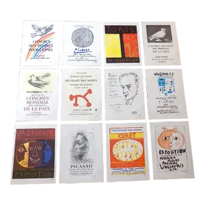Vintage Mid Century Modern Picasso Lithographs - Set of 12