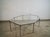 Maison Jansen 1970’s Mid-Century Modern Architectural Chrome & Glass Coffee Table For Sale - Image 4 of 12