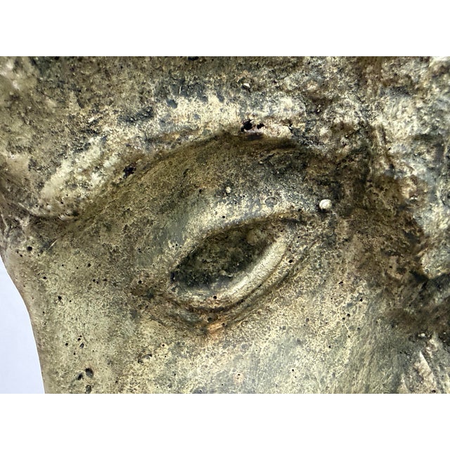 Resin Figural Head Sculpture For Sale - Image 10 of 12
