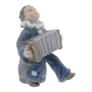 Late 20th Century Child With Accordion Figurine by Royal Copenhagen