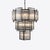 Grande Bronze Monte Carlo Chandelier from Pure White Lines For Sale - Image 9 of 9