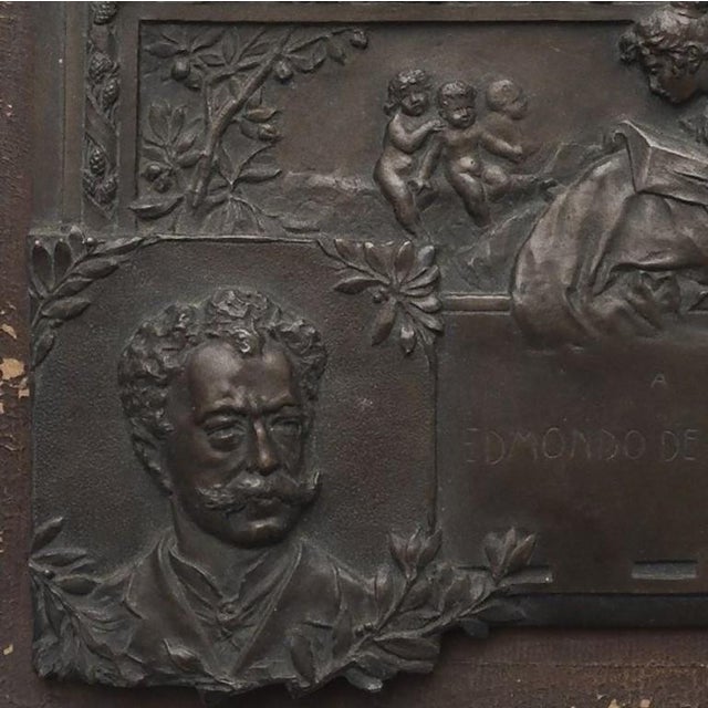 Homage to Edmondo De Amicis, Original Artwork by Massimo Picozzi, 1908 For Sale - Image 3 of 5