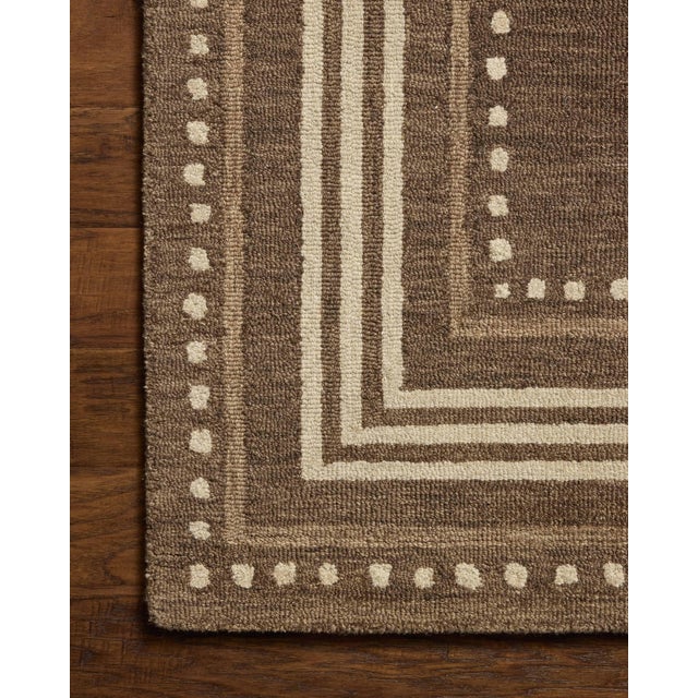 Loloi Rugs Chris Loves Julia x Loloi Alfie Bark / Natural 2'-6" x 7'-6" Runner Rug For Sale - Image 4 of 5