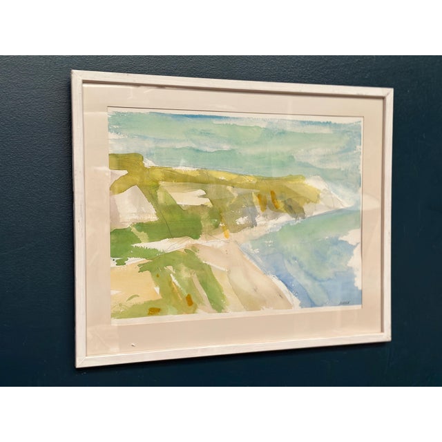 Lars Bertle, Ireviken, Gotland, 1960s, Watercolor on Paper, Framed For Sale - Image 13 of 13
