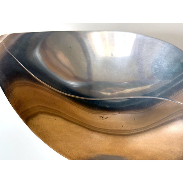 Late 20th Century Sterling Silver Tray in Leaf Form by Tiffany & Co. For Sale - Image 12 of 16