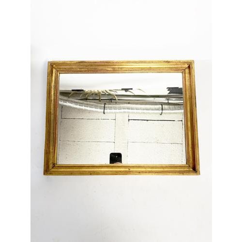 Gilded Mirror with Gold Leaf, 1900s For Sale - Image 4 of 10