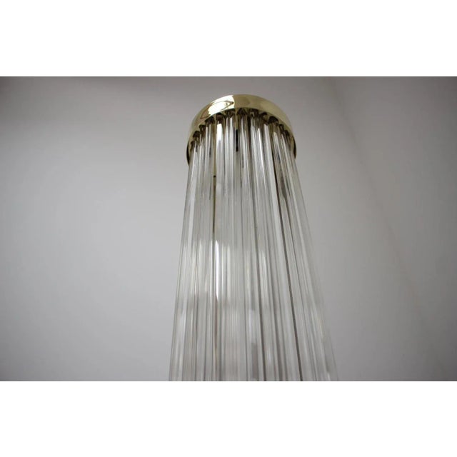 Modern Brass & Art Glass Floor Lamp from Preciosa Kamenický Šenov, 1970s For Sale - Image 11 of 14