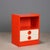 Red Vintage Nightstand in Wood, 1970s For Sale - Image 8 of 8