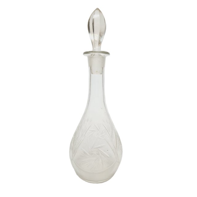 Art Deco Crystal Carafe, Germany, 1900s For Sale - Image 15 of 15