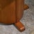 Brown Art Deco Round Pedestal Side Table in Beech, Belgium For Sale - Image 8 of 9