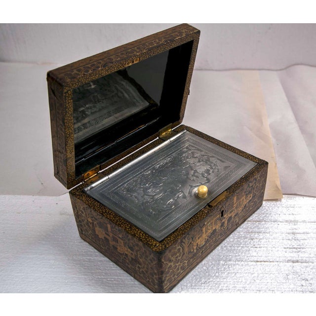 19th Century Antique Chinoiserie Humidor Box Chairish