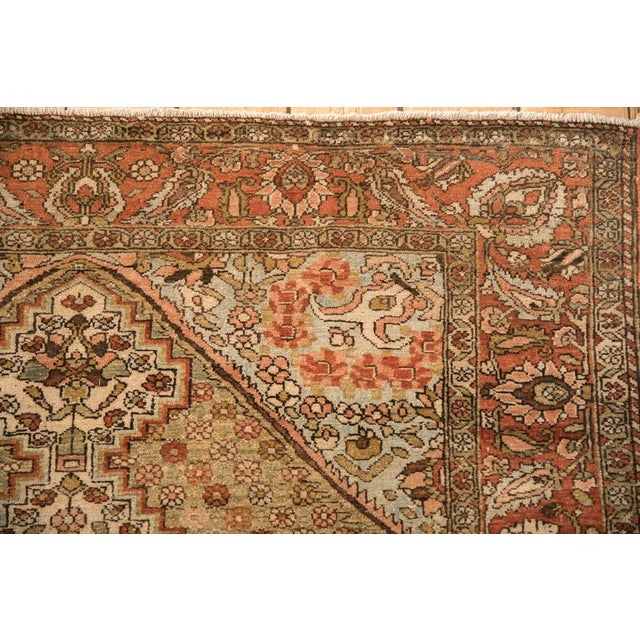 Vintage Distressed Bakhtiari Rug - 4'7" x 6' For Sale In New York - Image 6 of 9
