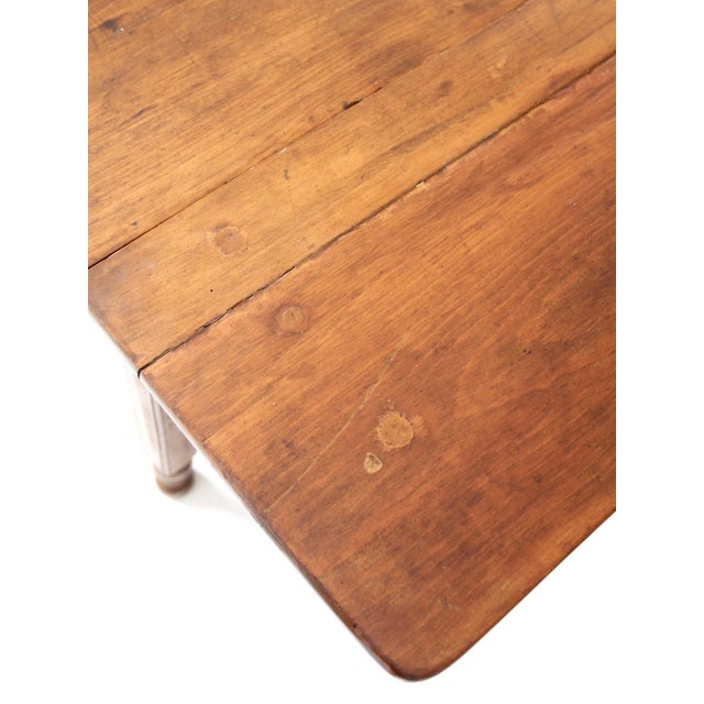 Antique American Country Drop Leaf Table For Sale - Image 6 of 15