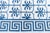 Textile Modern Dhurrie White With Navy Blue Cotton Rug "Aegean Star" For Sale - Image 7 of 7
