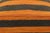 Wood Rustic Handmade Kilim Upholstered Ottoman For Sale - Image 7 of 9