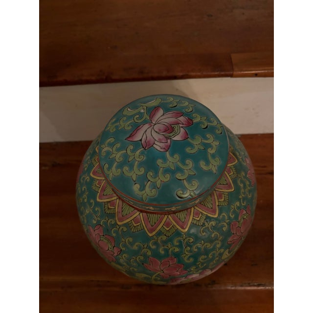 Late 19th Century Chinese Ginger Jar For Sale - Image 4 of 6