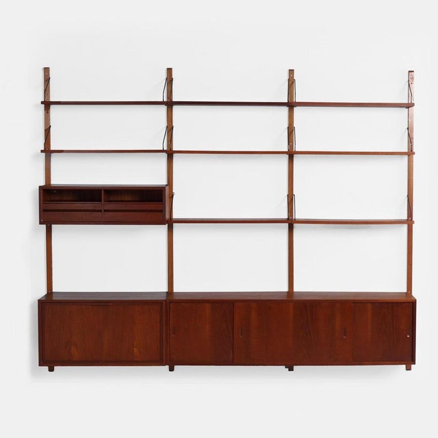 Royal System Wall System in Teak by Poul Cadovius for Cado, 1960s For Sale - Image 11 of 11
