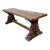 17th Century Gothic Carved Oak Figural 94" Refectory Dining Table For Sale