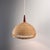 Mid-Century Modern Vintage Pendant Lamp with Rattan Shade and Teak Applications, 1960s For Sale - Image 3 of 9