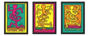 Montreux Jazz Festival Posters by Keith Haring, 1983, Set of 3